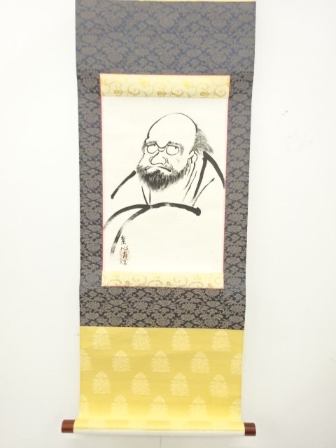 JAPANESE COLLECTIBLE / DARUMA / BY SOSHIN / HANGING SCROLL / HANDWRITT